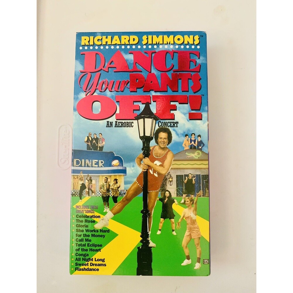 Richard Simmons Sweat Your Pants Off An Aerobic Concert VHS Tape 1996